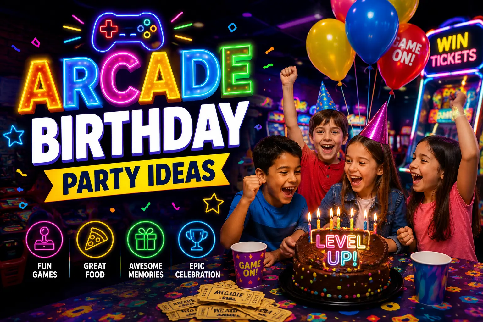 Arcade Birthday Party Ideas